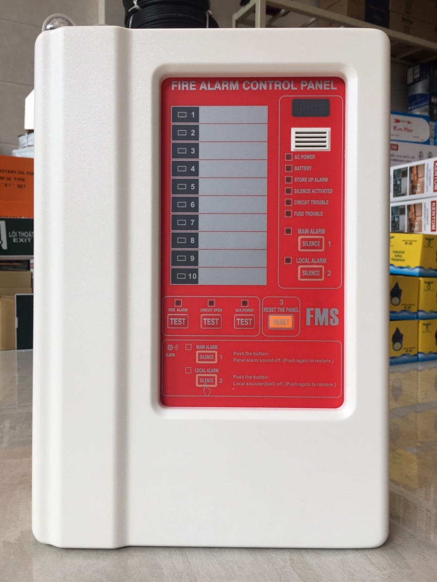 Trung tâm báo cháy FM 10 kênh - Model: FMS-P6-10LA